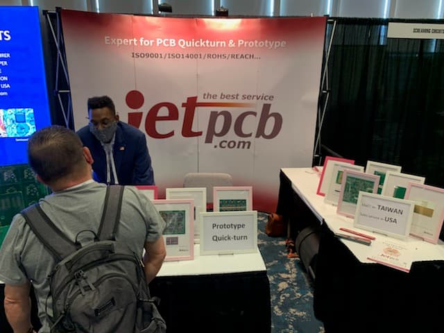JetPCB trade show booth...